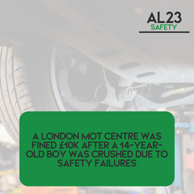 The Critical Importance of Health and Safety Compliance: Lessons from a Recent MOT Centre Incident