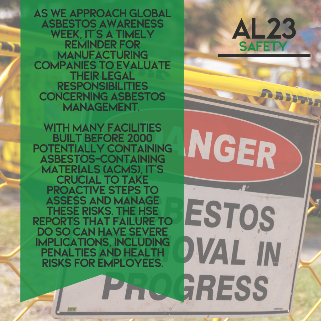 Protecting Your Workforce: Understanding Asbestos Management Responsibilities in the Manufacturing Sector