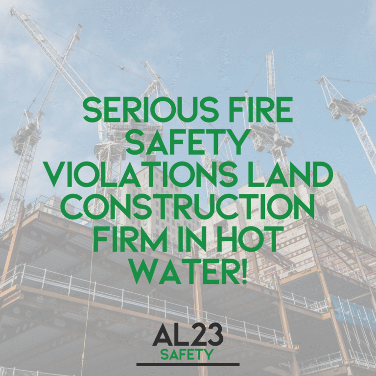 In light of a recent case where an Altrincham-based construction firm was fined £165,000 for serious fire safety violations, it's crucial for businesses to prioritise health and safety compliance. This incident not only highlights the legal ramifications of neglecting fire safety regulations but also the serious risks to workers and the public. Glovers Court Ltd was found guilty of failing to implement basic fire precautions during their renovation of a former warehouse into 35 apartments. Key failures included the absence of fire detection systems, means of raising alarms, and adequate escape plans. Such oversights led to prohibition notices from the Health and Safety Executive (HSE) and Lancashire Fire and Rescue Service, resulting in a halt to all ongoing work. The need for compliance with UK health and safety laws is paramount, especially in the construction industry, where the risks are high. Each year, numerous construction site fires jeopardise worker safety, and businesses must take necessary precautions to ensure the well-being of their employees and clients. At AL23 Safety, we offer an array of services designed to support your compliance with health and safety laws, ensuring that incidents like this do not occur in your workplace. Our offerings include conducting thorough risk assessments, improving health and safety management systems, and providing extensive training for your employees. When you partner with AL23 Safety, you are investing in a culture of safety and compliance. Our dedicated consultants are equipped to navigate your unique challenges, providing tailored solutions that promote workplace safety and continuous improvement. Don't wait for a wake-up call; ensure your business adheres to relevant health and safety regulations. Explore our services today and take the first step towards a safer, more compliant workplace.