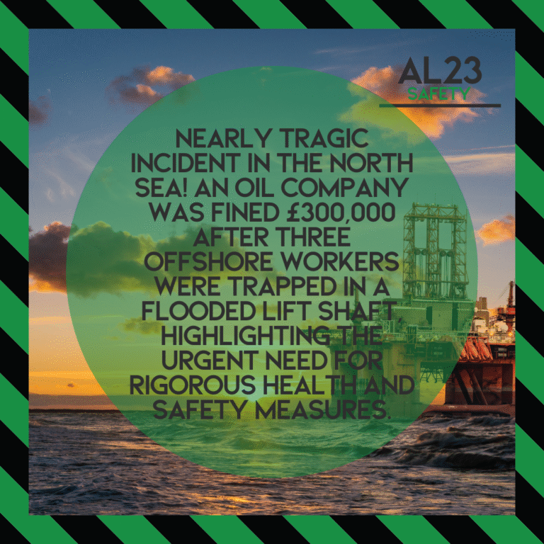 The recent incident involving Ithaca Energy serves as a crucial reminder of the importance of comprehensive health and safety measures in high-risk workplaces. On 10 December 2020, three offshore workers were nearly trapped in a flooded lift shaft on the FPF-1 floating production facility in the North Sea due to a lack of proper procedures and inadequate alarm systems. Fortunately, quick thinking and the use of an emergency stop button averted potential tragedy, but this close call highlights the need for businesses to remain vigilant about safety protocols. At AL23 Safety, we understand the unique challenges faced by organisations in sectors like oil and gas. Our expert team offers tailored services that focus on creating effective health and safety management systems, conducting thorough risk assessments, and ensuring compliance with UK legislation. By partnering with us, businesses can not only protect their workforce but also foster a culture of safety and continuous improvement. An integral part of workplace safety is having effective risk management strategies in place. Our comprehensive services can help companies identify and mitigate risks before they become incidents. Health and safety isn't just about compliance; it’s about safeguarding the lives of your employees. When overseen correctly, health and safety management can result in greater employee engagement, improved productivity, and reduced costs associated with accidents and regulatory penalties. By implementing robust safety measures, businesses can cultivate a positive workplace culture that prioritises employee well-being. Investing in health and safety training for your employees is equally important. Our training programs are designed to equip staff with the knowledge and skills necessary to recognise hazards, respond effectively during emergencies, and maintain a proactive approach to workplace safety. We offer ongoing support and resources to ensure that safety remains a top priority. If you’re looking to enhance your organisation’s health and safety framework and ensure compliance with industry regulations, visit our services. AL23 Safety is here to support your journey towards creating a safer and more compliant workplace.