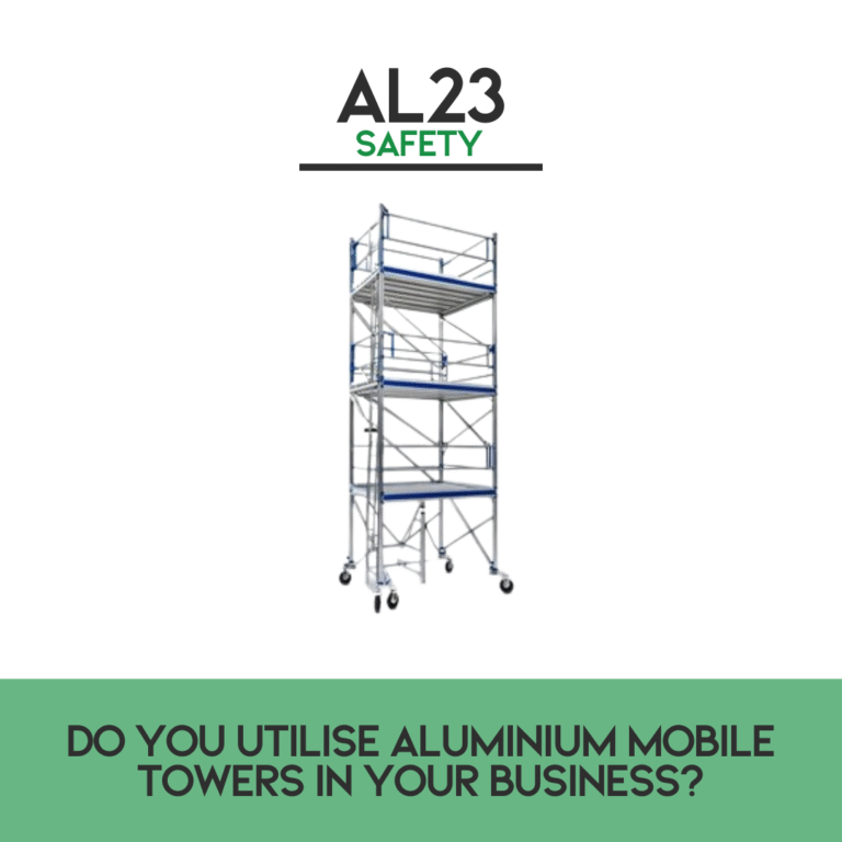 Safety at Height: Understanding the Risks and Controls of Aluminium Mobile Towers When operating in various trades, aluminium mobile towers offer contractors and workers a versatile means to work at height safely. However, improper use of these mobile access structures can lead to serious incidents, including falls and injuries. In this blog, we will explore the risks associated with aluminium mobile towers, key controls necessary for safe operation, and actionable advice tailored to your business needs. **Understanding the Risks** Aluminium mobile towers can provide effective access solutions; however, when they are not set up or utilised according to the manufacturer's specifications, safety can be compromised. The absence of crucial elements like stabilisers, guardrails, or toe boards can significantly increase the risk of collapses or falls. Additional hazards arise when mobile towers are used outdoors. Uneven ground, adverse weather conditions, and slippery surfaces can further challenge the stability of the tower, leading to accidents. Proper manual handling practices when moving heavy components are essential, along with maintaining an orderly work environment free of debris that could contribute to trips. **Training and Inspection: The Essential Elements** One of the primary challenges in ensuring safety with mobile towers is adequate training. Without comprehensive training, workers may operate equipment incorrectly or assume that all mobile towers are assembled the same way. It is critical that employers establish systems for effective training and information dissemination. Furthermore, conducting regular inspections is a legal requirement under the Work at Height Regulations 2005. Towers should be inspected after initial assembly, after any incident that affects stability, and at least every seven days. An inspector must be a trained competent person, knowledgeable about both obvious and subtle defects that could compromise safety. **Communication and Competency** Proper communication regarding risk assessments is crucial to prevent accidents. Engaging with all staff members, especially when it comes to working at height or manual handling procedures, ensures everyone is aligned on safety protocols. Supervisors must be empowered to assess and address any unsafe practices on site promptly. Competency training is paramount for those erecting and dismantling mobile towers. Engineers and inspectors must possess the requisite qualifications to identify and address structural issues effectively. Recurrent training sessions will help mitigate risks and enhance overall safety in the workplace. **Legal Compliance and Best Practices** Navigating the legal landscape surrounding working at height is essential for maintaining compliance. Employers must ensure their practices align with regulations to protect both workers and the public. By investing in training for personnel and carrying out thorough inspections, companies can limit liability and enhance workplace safety. **Conclusion** In conclusion, aluminium mobile towers can greatly enhance safety and accessibility at height when used properly. By instituting strong training programs, adhering to legal requirements, and enforcing regular inspections, businesses can mitigate risks associated with this equipment. AL23 Safety stands ready to assist you in achieving the highest safety standards tailored to your unique business challenges. For expert advice and support in creating a safer work environment, don't hesitate to visit our services.