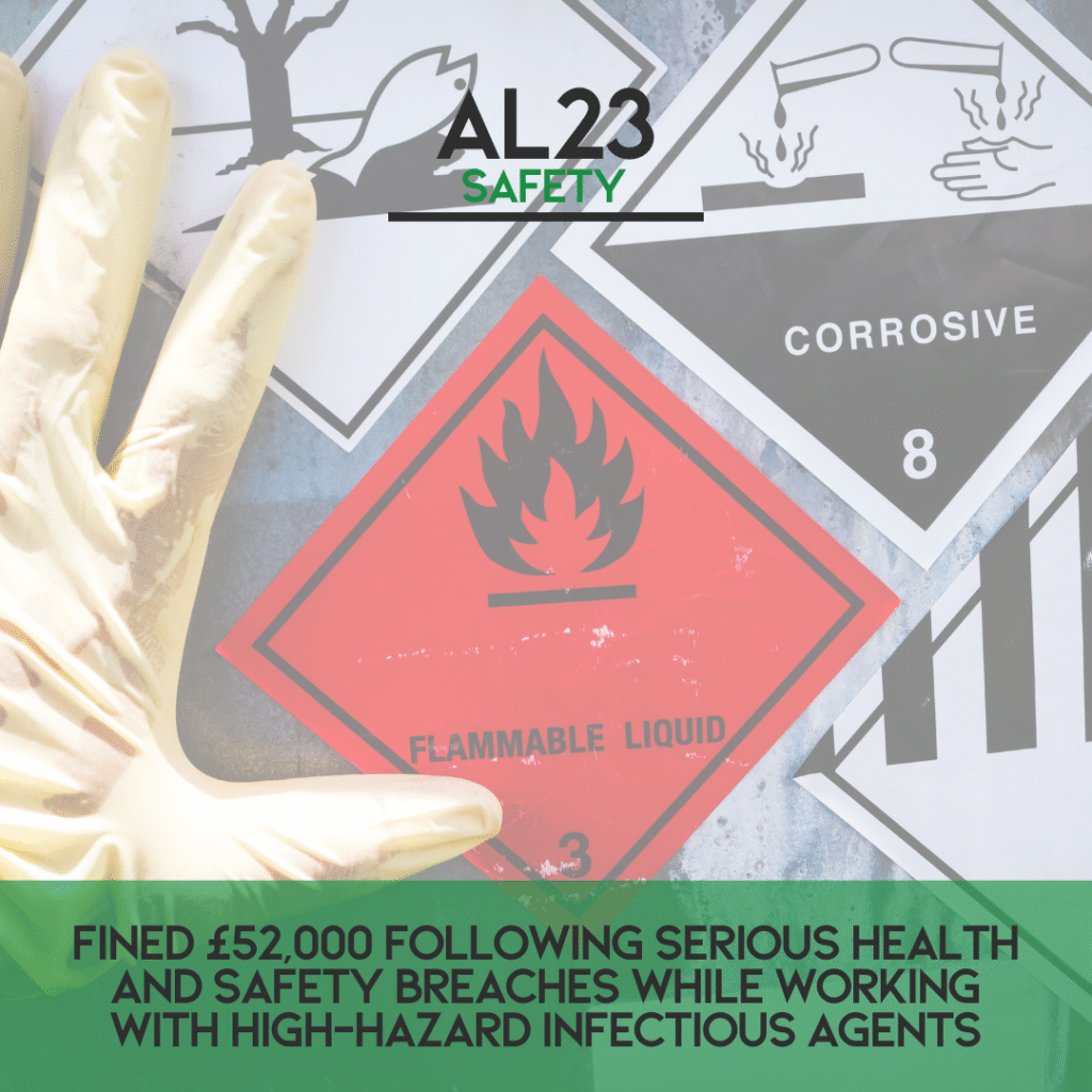 In light of recent events surrounding Lab 21 Healthcare Ltd, it’s essential to reflect on the significance of compliance with health and safety regulations, particularly when dealing with infectious agents. With the Health and Safety Executive (HSE) imposing a £52,000 fine for breaches related to Salmonella typhi, businesses must take urgent actions to safeguard both employees and the community. In this blog, we will explore the implications of failing to adhere to regulations for hazardous materials, the importance of proper notifications to health authorities, and the necessity of maintaining safety equipment. Additionally, we will delve into regulatory frameworks, preventive measures, and how AL23 Safety can support your organisation in aligning with best practices. For businesses operating in high-risk industries, it’s not just about compliance; it’s about fostering a culture of safety that permeates every level of the organisation. We’ll provide insights into effective safety management systems, risk assessments, and tailored solutions designed to create a safer working environment. Stay tuned as we unpack strategies and shared experiences to help guide your organisation towards the highest standards of health and safety compliance.