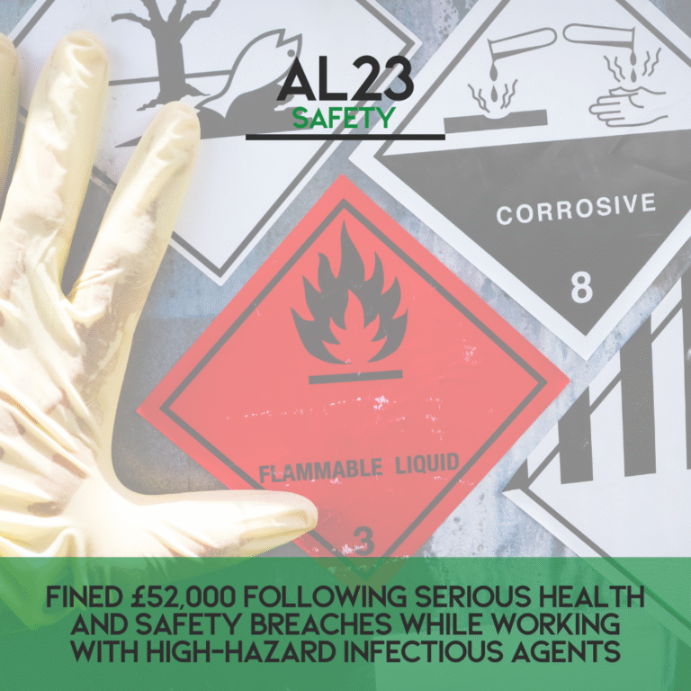 In light of recent events surrounding Lab 21 Healthcare Ltd, it’s essential to reflect on the significance of compliance with health and safety regulations, particularly when dealing with infectious agents. With the Health and Safety Executive (HSE) imposing a £52,000 fine for breaches related to Salmonella typhi, businesses must take urgent actions to safeguard both employees and the community. In this blog, we will explore the implications of failing to adhere to regulations for hazardous materials, the importance of proper notifications to health authorities, and the necessity of maintaining safety equipment. Additionally, we will delve into regulatory frameworks, preventive measures, and how AL23 Safety can support your organisation in aligning with best practices. For businesses operating in high-risk industries, it’s not just about compliance; it’s about fostering a culture of safety that permeates every level of the organisation. We’ll provide insights into effective safety management systems, risk assessments, and tailored solutions designed to create a safer working environment. Stay tuned as we unpack strategies and shared experiences to help guide your organisation towards the highest standards of health and safety compliance.