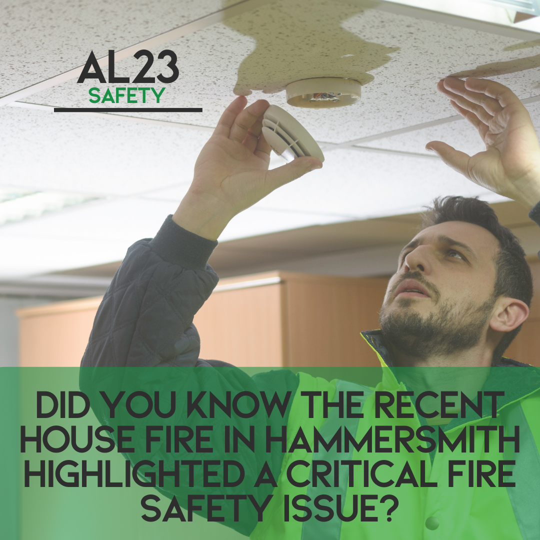Fire safety is one of the most critical aspects of protecting both lives and properties. The recent fire incident in Hammersmith underscores the reality that many homes, as well as commercial establishments, may not be adequately prepared for such emergencies. Without proper smoke alarms, the risks to life and property escalate significantly. At AL23 Safety, we offer comprehensive fire safety consultancy services tailored to your specific needs. Our team of experienced professionals conducts detailed fire risk assessments and develops robust fire strategies to ensure compliance and safety. When it comes to fire safety, having a proactive approach can make all the difference. Regular assessments, staff training, and clear evacuation procedures are essential for safeguarding lives. Furthermore, ensure your premises are fitted with the right fire detection systems, as the absence of these can lead to devastating consequences. Fire incidents can escalate rapidly, and having smoke alarms installed on every level of a property can provide that vital early warning signal. Be it residential or commercial, ensuring proper fire safety systems and procedures are in place can be the difference between life and death. In addition to our fire consultancy services, we are dedicated to educating our clients. Our team keeps you informed on the latest fire legislation and best practices, enabling you to take informed decisions regarding your safety. Take action now! Invest in your fire safety with AL23 Safety – your trusted partner in creating compliant and protected environments. For further insights and details on how we can assist you, please explore our range of services.