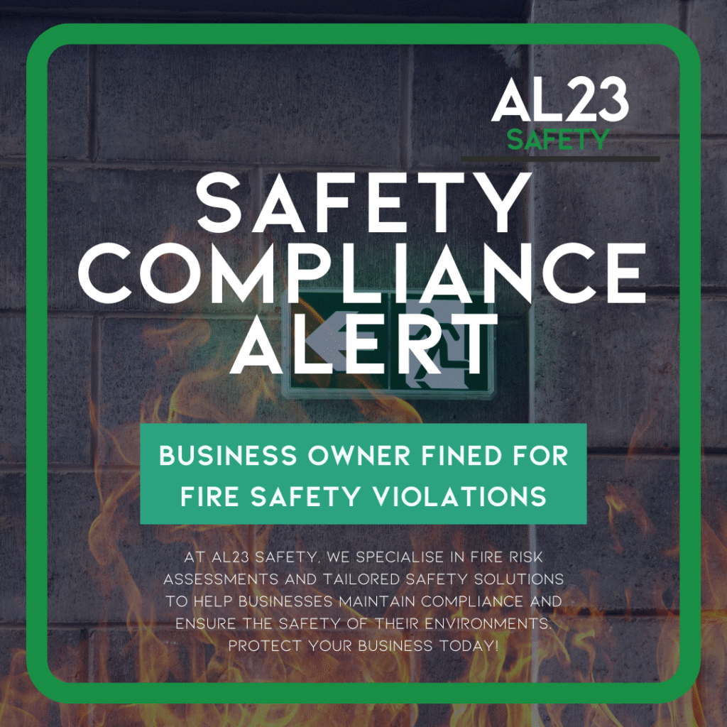 **Understanding the Essential Role of Fire Safety Compliance in Business** In today’s fast-paced business environment, ensuring fire safety compliance is not just a legal requirement; it is an imperative aspect of operational integrity and employee welfare. A recent case from Oxfordshire underscores the dire consequences when safety measures are overlooked. An owner of a kitchen worktop manufacturing facility faced significant legal penalties due to serious breaches of fire safety legislation, highlighting the critical need for businesses to prioritise fire safety. Fire inspectors discovered glaring deficiencies during a routine check. The absence of a fire risk assessment fails to provide the foundational knowledge necessary to protect employees and the premises effectively. Moreover, inadequate escape routes and a non-functional fire alarm system placed staff in significant danger, leading to the issuance of a Prohibition Notice that restricted building usage for unsafe sleeping accommodations. Breaches such as these are not merely administrative oversights but rather serious violations of the Regulatory Reform (Fire Safety) Order 2005. The consequences extend beyond monetary fines; they involve potential imprisonment and, more importantly, the risk of severe harm or loss of life. At AL23 Safety, we understand that navigating fire safety regulations can be complex. Our comprehensive services—from fire risk assessments to tailored fire strategies—are designed to address the unique needs of each business. We work collaboratively with clients to ensure that their premises adhere to current legislation and that risk management practices are not only in place but effective. By prioritising fire safety, businesses not only comply with legal requirements but also foster a culture of safety that enhances employee morale and reduces operational disruptions. Comprehensive training, regular audits, and tailored consultancy services are essential to maintaining these standards. As recent events have demonstrated, the cost of non-compliance is far greater than investment in proactive safety measures. Don't wait for an incident to occur. Take the necessary steps to ensure your business is safeguarded against fire risks. Our consultants are on hand to provide the expertise and support needed to achieve and maintain compliance. Discover our full suite of services designed to help you become not just compliant, but a leader in fire safety standards.