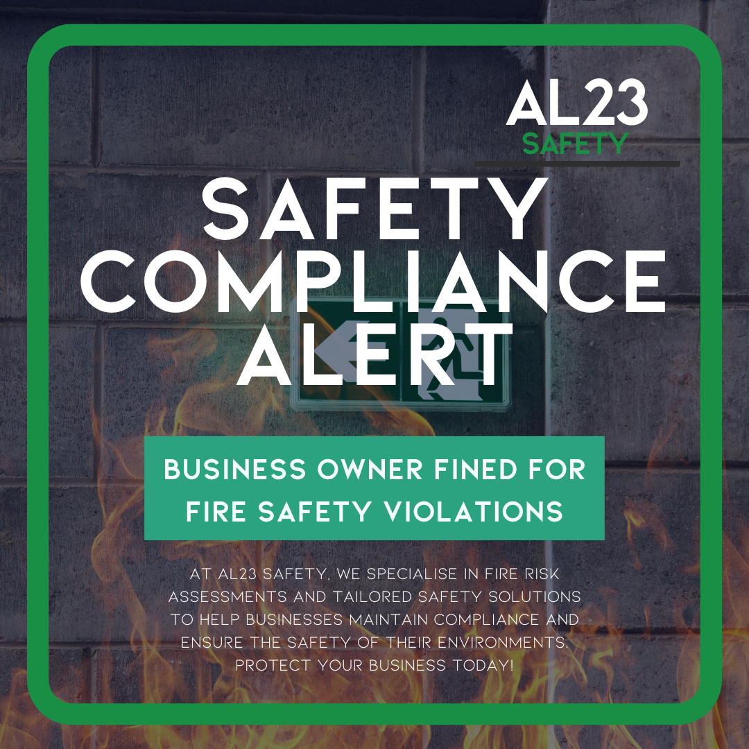 **Understanding the Essential Role of Fire Safety Compliance in Business** In today’s fast-paced business environment, ensuring fire safety compliance is not just a legal requirement; it is an imperative aspect of operational integrity and employee welfare. A recent case from Oxfordshire underscores the dire consequences when safety measures are overlooked. An owner of a kitchen worktop manufacturing facility faced significant legal penalties due to serious breaches of fire safety legislation, highlighting the critical need for businesses to prioritise fire safety. Fire inspectors discovered glaring deficiencies during a routine check. The absence of a fire risk assessment fails to provide the foundational knowledge necessary to protect employees and the premises effectively. Moreover, inadequate escape routes and a non-functional fire alarm system placed staff in significant danger, leading to the issuance of a Prohibition Notice that restricted building usage for unsafe sleeping accommodations. Breaches such as these are not merely administrative oversights but rather serious violations of the Regulatory Reform (Fire Safety) Order 2005. The consequences extend beyond monetary fines; they involve potential imprisonment and, more importantly, the risk of severe harm or loss of life. At AL23 Safety, we understand that navigating fire safety regulations can be complex. Our comprehensive services—from fire risk assessments to tailored fire strategies—are designed to address the unique needs of each business. We work collaboratively with clients to ensure that their premises adhere to current legislation and that risk management practices are not only in place but effective. By prioritising fire safety, businesses not only comply with legal requirements but also foster a culture of safety that enhances employee morale and reduces operational disruptions. Comprehensive training, regular audits, and tailored consultancy services are essential to maintaining these standards. As recent events have demonstrated, the cost of non-compliance is far greater than investment in proactive safety measures. Don't wait for an incident to occur. Take the necessary steps to ensure your business is safeguarded against fire risks. Our consultants are on hand to provide the expertise and support needed to achieve and maintain compliance. Discover our full suite of services designed to help you become not just compliant, but a leader in fire safety standards.