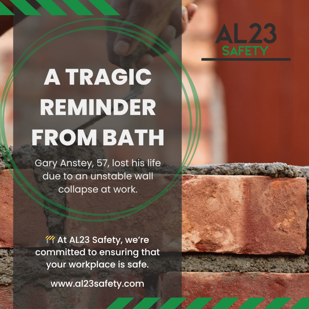 The recent tragic incident at a construction site in Bath starkly highlights the critical need for stringent health and safety systems in the construction industry. H. Mealing & Sons Limited is now facing substantial fines after the loss of employee Gary Anstey, age 57, due to the collapse of a retaining wall that was not properly planned or supervised. The Health and Safety Executive (HSE) conducted an investigation revealing that the company failed to comply with well-established guidelines governing temporary structures. These guidelines dictate that any temporary structure must be thoroughly designed and installed to withstand loads placed against them. This lack of oversight illustrates the urgent need for construction firms to prioritise compliance with health and safety legislation. What does this incident mean for your business? It’s time to reflect on the importance of having robust safety measures in place. Effective health and safety management encompasses comprehensive risk assessments, adequate training of staff, and strict adherence to safety regulations. Investing in a strong safety culture not only protects employees but also shields your business against potential fines, liabilities, and reputational damage. At AL23 Safety, we provide tailored health and safety consultancy services across various sectors. Our consultants focus on working closely with your business to understand your specific risks and requirements, ensuring that you are well-equipped to handle workplace safety challenges. Our services include comprehensive risk assessments, fire safety strategies, compliance support, and continuous training. By prioritising health and safety, companies can create safer, more productive work environments while ensuring compliance with UK legislation. The incident at H. Mealing & Sons Limited serves as a tragic reminder that no business is immune to safety risks; proactive measures are essential in preventing such disastrous outcomes. For more information about how we can help your business stay compliant and protected, be sure to explore our services. #HealthAndSafety #Construction #AL23Safety #RiskManagement #FireSafety