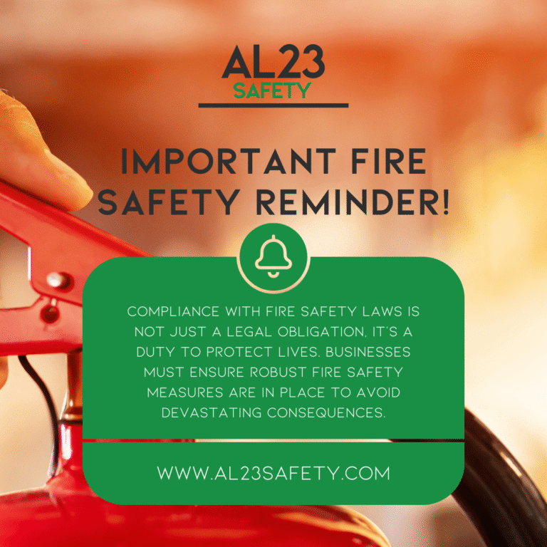 **Title: The Critical Importance of Fire Safety Compliance for Businesses** In a concerning recent case, a company director from West Sussex found himself facing severe legal consequences for breaches of the Regulatory Reform (Fire Safety) Order 2005. Fined £6,200 after a fire safety inspection unveiled critical failings at his establishment, it's a stark reminder of the responsibilities that come with managing fire safety. The inspection revealed echoes of negligence: no proper fire alarm system, inadequate means of escape, and a severe lack of employee training in fire safety protocols. These lapses not only endangered the lives of employees but also demonstrated the potential repercussions businesses can face for non-compliance with fire safety legislation. West Sussex Fire and Rescue Service's Area Manager, Dave Bray, articulated the urgency of compliance, making clear that ensuring public safety is the highest priority. The service is committed to supporting businesses in effectively addressing fire safety compliance, yet they will pursue legal action diligently against any organisation failing to uphold these critical standards. Fire safety violations have profound implications for businesses, including financial penalties, increased insurance premiums, and, most importantly, the potential loss of life. The tragic consequences of fires in workplaces can resonate widely – from lost jobs to irreversible damage to businesses and reputations. This underscores the need for robust fire care strategies and proper compliance management systems. So, how can your business ensure compliance and mitigate risks? Consulting an expert in fire safety, such as AL23 Safety, is a crucial step. At AL23 Safety, we provide comprehensive fire risk assessments, tailor-made fire strategies, and ongoing support designed for your business's unique needs. Our seasoned consultants work diligently to identify potential hazards, ensuring that every aspect of fire safety is meticulously managed. We are dedicated to empowering businesses to not only fulfil their legal obligations but also cultivate a culture of safety within their organisations. Our services include: - **Fire Risk Assessments:** A thorough evaluation of your premises to identify hazards and recommend suitable control measures. - **Fire Strategy Development:** Crafting bespoke fire safety strategies to ensure compliance and enhance safety. - **Training and Education:** Providing and facilitating tailored fire safety training for all staff members. - **Ongoing Support:** Offering 24/7 guidance for all fire safety needs. Fire safety is not some optional consideration; it is a fundamental component of business operations. Investing in a robust fire safety strategy is investing in the future of your employees and your business. At AL23 Safety, we are here to partner with you in this endeavour. By fostering an environment of safety and compliance, we help safeguard businesses, employees, and communities. Together, we can build safer workplaces and ensure that incidents like what happened in West Sussex do not recur. Take the first step in assessing and improving your fire safety strategy today. Reach out for a consultation regarding our services and see how we can support your business in achieving the highest standard of fire safety compliance.