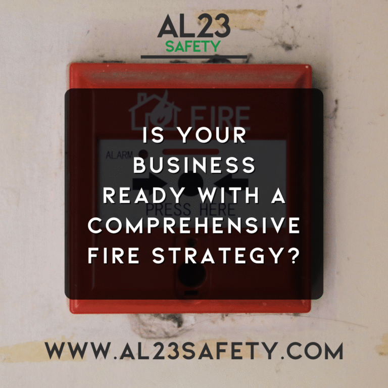 **Understanding the Importance of a Comprehensive Fire Strategy for Your Business** In today’s rapidly evolving business landscape, prioritising employee safety is non-negotiable. A comprehensive Fire Strategy is a pivotal component of workplace safety, designed to protect lives, assets, and ensure compliance with UK regulations. This blog will delve into the critical elements of an effective Fire Strategy, encompassing fire risk assessments, prevention measures, staff training, and incident management. Fire safety is a legal obligation under the Regulatory Reform (Fire Safety) Order 2005. It mandates that businesses conduct fire risk assessments and implement suitable safety measures to protect employees. Essentially, a well-crafted Fire Strategy should not only meet legal requisites but also foster a culture of safety within the organisation. A successful Fire Strategy involves: 1. Comprehensive Fire Risk Assessment: This is the foundation of your Fire Strategy. Engaging a qualified consultant to identify potential fire risks and evaluate existing safety measures is crucial. Assessments should be reviewed regularly, especially when significant changes occur in the workplace. 2. Fire Prevention Methods: Developing an action plan to minimise possible fire risks is integral. This can involve implementing fire-resistant materials, ensuring proper storage of hazardous substances, and maintaining clear evacuation routes. 3. Emergency Preparedness and Response: A Fire Strategy is not complete without an effective emergency response plan. This should include procedures for safe evacuation, communication strategies, and assigning responsibilities to staff during a fire emergency. 4. Regular Staff Training and Drills: Engaging employees through regular fire safety training ensures they are prepared to respond effectively in case of an emergency. Regular fire drills can also reinforce safety protocols, ensuring everyone knows what to do in a critical situation. 5. Maintenance of Safety Equipment: Regularly maintaining and inspecting fire prevention systems such as alarms, sprinkler systems, and extinguishers is vital. This ensures that all safety equipment functions correctly when needed most. 6. Continuous Improvement: Regular reviews of your Fire Strategy allow for adjustments based on new developments, incidents, or changes in legislation. A culture of continuous improvement ensures your safety plan remains robust and effective. Implementing a tailored Fire Strategy involves collaboration and expert guidance. At AL23 Safety, we provide you with the expertise to analyse your unique risks and develop effective strategies that enhance safety compliance. Our consultants work with you, ensuring that your fire safety systems meet the legislative standards and best practices. If you aim to create a safer and more compliant workplace, visit our services to find out how we can help your business implement a robust Fire Strategy.