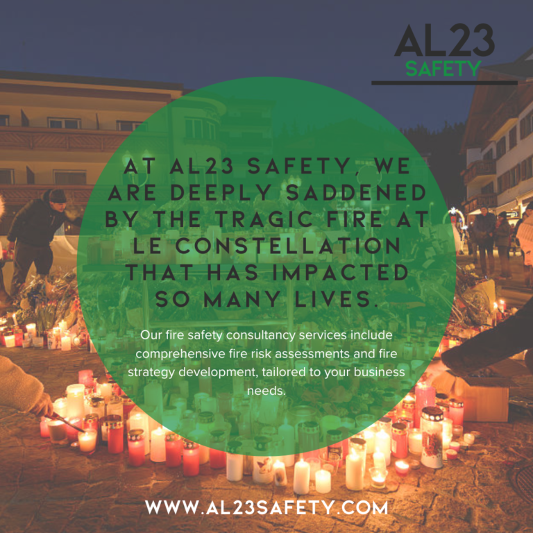 The tragic fire at *Le Constellation* in Crans-Montana has opened our eyes to the undeniable importance of strict fire safety regulations for public venues. With the loss of around 40 lives and injuries to many more, this incident serves as a crucial reminder for all businesses to assess their fire safety measures. Fire safety isn't just about compliance; it’s about protecting lives and enhancing the overall safety environment for everyone. At AL23 Safety, we advocate for clear understanding and adherence to fire safety laws, including regular fire risk assessments and tailored fire safety strategies. Our consultants possess extensive knowledge in both UK legislation and real-world safety applications across various sectors, ensuring that every business we work with is fully aware of the risks and protections necessary to create a safe environment. To prevent tragedies like Crans-Montana from happening, businesses must take proactive steps, including comprehensive training for employees, regular drills, and wider understanding of fire safety equipment. We showcase multiple client success stories from different industries, illustrating how effective fire strategies and compliance initiatives have made real differences in protecting lives, property, and peace of mind. Don’t wait for an incident to rethink your approach to fire safety. Explore our services today to learn how AL23 Safety can empower your business to achieve the highest standards of workplace safety.
