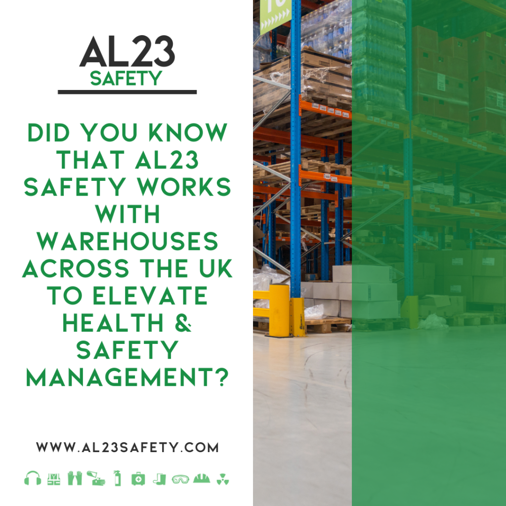 The Importance of Health & Safety Management in Warehouses: How AL23 Safety Can Help In the world of warehousing, where the stakes are high, ensuring the safety and health of employees is paramount. Warehouses are bustling environments with numerous potential hazards, making effective Health & Safety management essential. At AL23 Safety, we specialise in providing comprehensive support to warehouses across the UK, helping them navigate the complexities of safety compliance while promoting a culture focused on risk mitigation and employee wellbeing. Understanding the Unique Risks of Warehousing Warehouses are often hubs of activity, managing incoming and outgoing goods, operating heavy machinery, and fulfilling various logistical tasks. These operations come with their own inherent risks, such as: - Forklift accidents - Slip and trip hazards - Manual handling injuries - Fire hazards due to flammable materials These risks necessitate a structured approach to Health & Safety management. AL23 Safety approaches each warehouse’s needs on an individual basis, performing rigorous risk assessments and processing data specific to the operations involved. Comprehensive Risk Assessments A detailed risk assessment is the foundation of any robust Health & Safety strategy. Our expert consultants at AL23 Safety conduct thorough assessments, identifying potential hazards and evaluating the risks associated with them. This proactive approach enables warehouse management to implement necessary control measures before incidents occur. AL23 Safety uses a systematic framework that includes: 1. Identifying hazards: Comprehensive evaluations to pinpoint potential safety hazards in the workplace. 2. Assessing risks: Determining the likelihood of accidents occurring as a result of identified hazards and the severity of potential outcomes. 3. Implementing measures: Working closely with warehouse teams to establish practical control measures that mitigate identified risks. Tailored Safety Solutions Recognising that one size doesn’t fit all, AL23 Safety develops tailored safety solutions that meet the specific needs of each warehouse client. These solutions go beyond mere compliance and focus on fostering a safety-minded culture throughout the organisation. Some tailored solutions include: - Safety training programs designed around the specific operational processes of each warehouse - Emergency response strategies, including evacuation plans and fire strategy development - Continuous support and consultation, ensuring that safety standards are maintained and adapted as necessary The Benefits of Partnering with AL23 Safety Collaborating with AL23 Safety provides numerous benefits to warehouses seeking enhanced Health & Safety management, such as: - Compliance assurance: Safeguard your business against legal repercussions by ensuring compliance with the latest UK safety regulations. - Enhanced productivity: A safe working environment reduces downtime and improves employee morale, leading to increased productivity. - Expert insights: With a dedicated team of experts, we bring industry knowledge and best practices directly to your operations. Conclusion Ensuring that warehouse operations adhere to Health & Safety regulations is essential, not just to protect employees but also to enhance overall productivity and efficiency. AL23 Safety is committed to being your partner in navigating these challenges, offering bespoke solutions and expert guidance tailored for your unique needs. Together, we can build a safer, more compliant work environment for everyone involved. To learn more about our services, please visit our website.