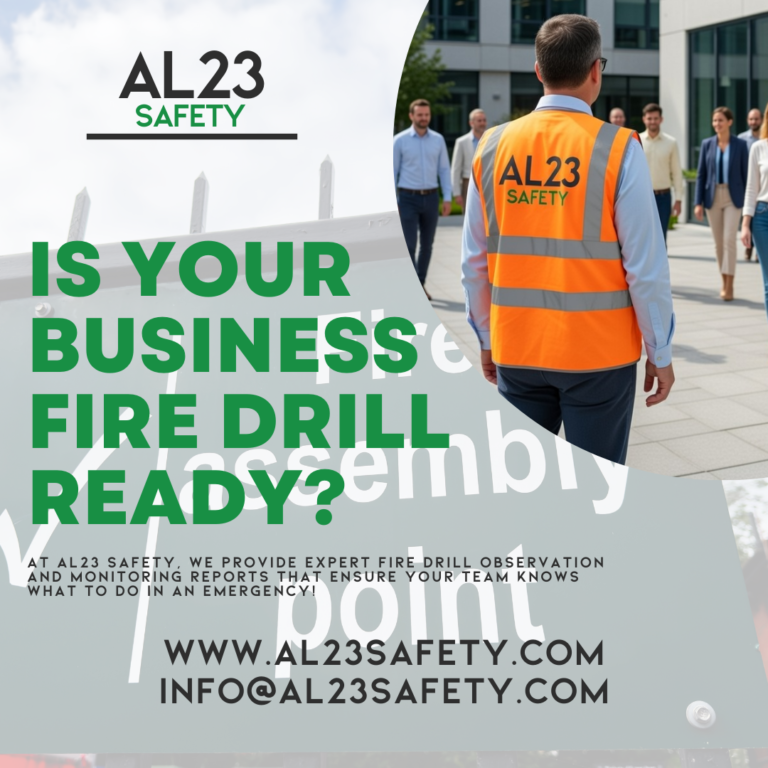 **The Importance of Fire Drill Observation and Monitoring Reports in Workplace Safety** Fire safety is not just a regulatory requirement; it's a crucial aspect of protecting your workforce and property. One of the most effective ways to ensure your business adheres to fire safety standards is by conducting fire drills regularly. However, simply running a drill isn’t sufficient; observing and monitoring these drills provides critical insights necessary for enhancing emergency preparedness. **Understanding the Role of Fire Drill Observation** Fire drills are designed to train employees on the correct procedures to follow in the event of a fire. However, without proper observation, you may miss vital information regarding your team’s compliance or response capabilities. At AL23 Safety, our consultants focus on observing these drills objectively, identifying strengths and areas needing improvement. **Why Monitoring Matters** Monitoring provides real-time feedback during drills. Our detailed reports highlight key observations such as timing, communication effectiveness, and adherence to protocols. This information is essential for ensuring that fire safety strategies remain effective, evolving as per changing regulations and operational needs. **Customised Reporting** Every business is unique, and so are their fire safety challenges. At AL23 Safety, we tailor our reports to reflect the specific risks and requirements of your organisation. From identifying obstacles to suggesting strategies for improvement, our consultants work alongside you to bolster your fire safety management system. **Benefits of Hiring AL23 Safety** 1. **Expertise**: Our consultants bring in-depth knowledge of UK legislation and fire safety best practices. 2. **Comprehensive Support**: We offer 24/7 access to ongoing support, ensuring you always have the guidance you need. 3. **Peace of Mind**: By working with us, you can ensure your workplace is compliant, safer, and prepared for emergencies. In conclusion, effective fire safety management is an ongoing process that benefits from regular observation and monitoring of drills. At AL23 Safety, we're committed to helping you implement tailored safety solutions that keep your business compliant and safe. Explore our services today to learn more about how we can assist your organisation in achieving the highest standards of fire safety.