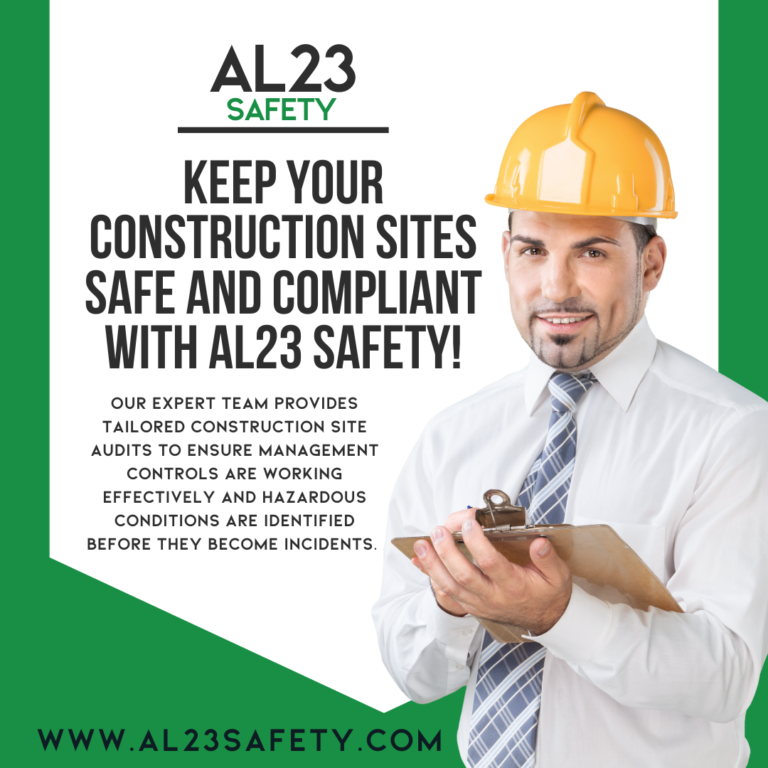 Safeguarding Your Construction Sites: The Importance of Expert Site Audits In the high-stakes world of construction, ensuring health and safety standards is crucial not only for compliance but for protecting your workforce and business reputation. At AL23 Safety, our Construction Site Audits are meticulously designed to assist contractors and project managers in navigating the complexities of health and safety legislation. Our experienced consultants assess your site management controls, helping to identify hazardous conditions before they can escalate into serious incidents. Effective risk management not only safeguards your team but also avoids expensive delays and potential legal repercussions stemming from safety violations. The UK’s Health and Safety at Work etc. Act 1974 requires employers to ensure the health, safety, and welfare of their employees. Our audits are instrumental in helping businesses comply with this law, providing the necessary checks to secure the workplace. The Management of Health and Safety at Work Regulations 1999 further emphasises the importance of monitoring workplace safety and implementing appropriate arrangements for effective risk management. Furthermore, our audits allow us to pinpoint specific areas of concern and provide tailored recommendations for corrective actions. This proactive approach enables clients to maintain a safety-first culture, ensuring the wellbeing of everyone involved in the project. Our goal is to eliminate risks before they manifest into costly incidents while enhancing productivity and maintaining compliance. By choosing AL23 Safety, you establish a consistent, ongoing focus on health and safety that fosters a culture of safety across your organisation. For businesses engaged in construction, engaging experienced health and safety consultants is not a luxury; it’s a necessity. Our free initial consultation offers you the opportunity to understand how our services can directly benefit your projects and personnel. Don't leave anything to chance when it comes to safety. Reach out to AL23 Safety today to secure your construction sites and ensure compliance with UK health and safety laws. Visit our services to learn more about how we can support you.