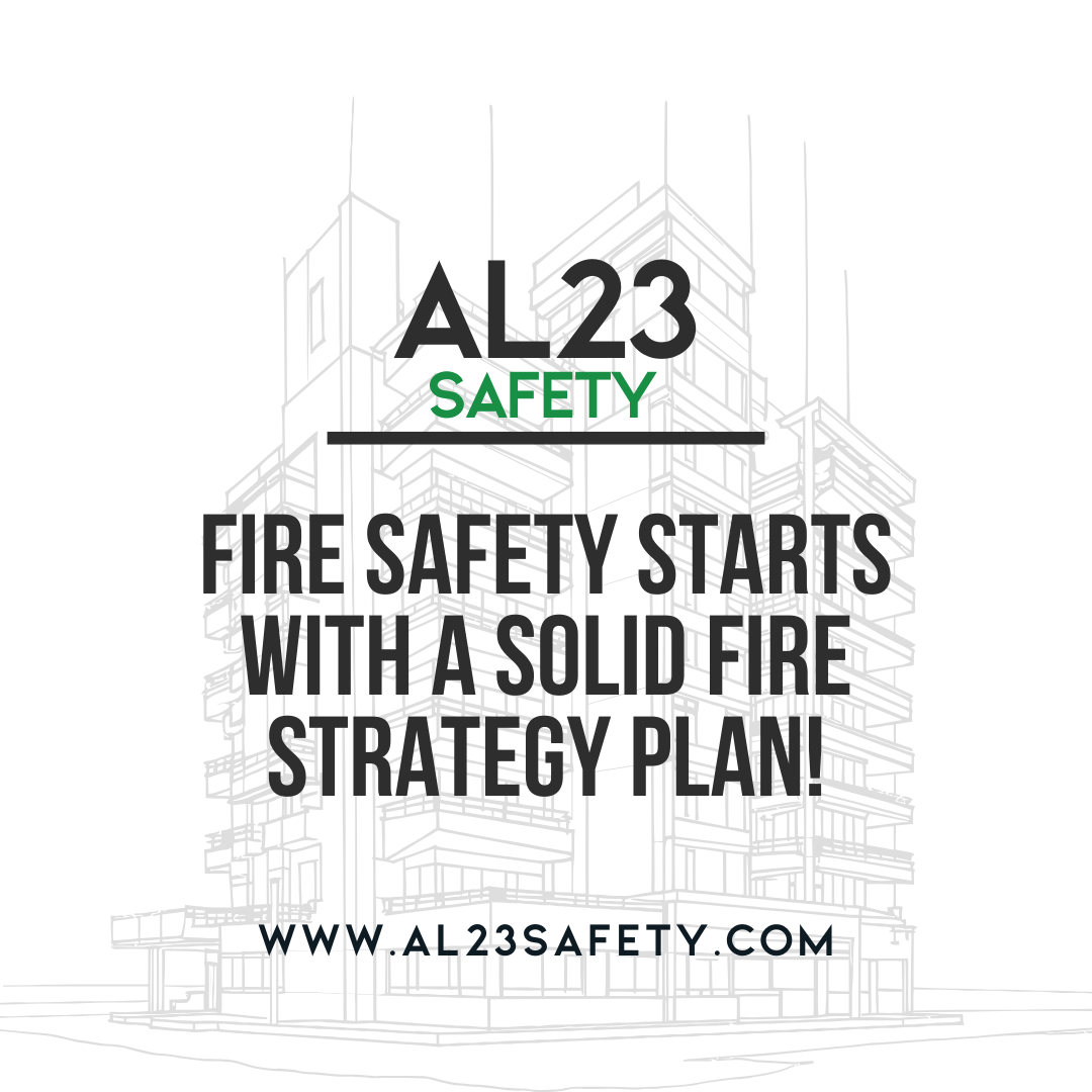 In the realm of building safety, fire strategy plans play a vital role in ensuring the safety and compliance of any structure. A well-developed fire strategy plan serves as the backbone of effective fire safety measures within a building, integrating various fire protection elements to provide comprehensive safeguards for occupants and emergency services. At AL23 Safety, our experienced consultants focus on creating fire strategy plans that are tailored to your specific requirements. Whether you are developing a new build, undertaking a major refurbishment, changing the use of an existing building, or updating a legacy structure for compliance, our fire strategy plans are designed to meet regulatory standards while being cost-effective. This blog will explore the importance of fire strategy plans, outlining key components that should be included in every plan, and why working with a specialist in fire safety consultancy is essential for ensuring compliance and safety in the built environment. ### What is a Fire Strategy Plan? A fire strategy plan provides a detailed overview of how fire protection measures interlink and function together to safeguard both occupants and the building itself. This strategic document ensures that all aspects of fire safety, from fire resistance to escape route design, are considered in harmony to create a safe environment. ### Key Components of a Fire Strategy Plan 1. **Compartmentation**: Defining how different areas of the building can contain fires, minimizing their spread and maximizing safety. 2. **Fire-Resisting Doors**: Essential barriers that slowdown or prevent the movement of fire and smoke, allowing for safe evacuation. 3. **Escape Route Design**: Detailed mapping of emergency exits and escape paths that ensure a clear and safe evacuation route for all occupants. 4. **Active Fire Protection Measures**: Including automatic fire detection and suppression systems that actively mitigate risks during a fire event. ### The Benefits of a Tailored Fire Strategy Plan A tailored fire strategy plan offers numerous benefits. Not only does it safeguard lives and property, but it also aligns with legal compliance requirements set out under the Regulatory Reform (Fire Safety) Order 2005. Engaging with AL23 Safety means ensuring your fire strategy plan is not just compliant, but an integral part of your overall safety management system – crafted by specialists who understand the unique risks your business faces. ### Conclusion Fire strategy plans are indispensable in creating safe, compliant environments across various sectors. Partnering with AL23 Safety ensures you receive a well-structured plan that meets regulatory needs without incurring unnecessary expenses. Contact us to explore how our services can bolster your fire safety protocols today!