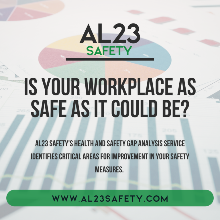 Understanding the Importance of Health and Safety Gap Analysis: A Comprehensive Guide In the realm of workplace safety, ensuring that your organisation adheres to the highest standards is paramount. Particularly now, with increasing scrutiny from regulatory bodies, it's vital to evaluate your health and safety measures systematically. One effective approach is through a Health and Safety Gap Analysis. A Health and Safety Gap Analysis is a detailed examination process that enables organisations to identify areas where their current practices may not meet industry standards or best practices. This process serves as a foundational step in enhancing workplace safety, compliance, and overall organisational reputation. At AL23 Safety, we pride ourselves on offering meticulous Health and Safety Gap Analysis services tailored to meet the unique needs of each business. By examining your existing policies, training protocols, equipment, and operational practices, we can provide a clear picture of your current safety standing and where improvements are needed. The first step in conducting a Health and Safety Gap Analysis involves benchmarking your current practices against recognised industry standards. This involves a comprehensive assessment of existing policies and procedures, training programs, and risk assessments. Additionally, it includes consultations with employees to gather insights about their on-the-ground safety experiences. Once the analysis is complete, we provide detailed feedback outlining gaps or deficiencies identified during the evaluation. This feedback serves as a critical tool for organisations looking to enhance their health and safety standards. By developing targeted strategies for each identified gap, businesses can significantly reduce the risk of accidents and injuries while ensuring compliance with all relevant regulations. Moreover, enhancing your health and safety strategies not only improves compliance but also fosters a culture of safety throughout the organisation. Employees who feel safe are more productive, and a strong safety culture can contribute to higher employee morale and retention rates. The insights gained from a thorough Health and Safety Gap Analysis can also facilitate better decision-making regarding training investments, equipment purchases, and policy changes. By aligning these decisions with best practices, organisations can ensure that resources are allocated effectively, maximising safety and operational efficiency. At AL23 Safety, we understand that every business faces unique challenges in health and safety management. That’s why our services are tailored to your specific needs. From the initial gap analysis to ongoing support for implementing new strategies, we are committed to being your partner in achieving the highest safety standards. With AL23 Safety by your side, you're not just meeting compliance; you're elevating your workplace to new levels of safety and operational excellence. Don't leave the safety of your employees to chance; let us help you navigate the complexities of health and safety management effectively. Visit our services today to learn more about how we can support your journey to a safer, more compliant workplace.